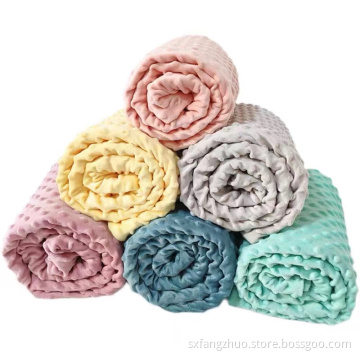 cozy warm sleeping wholesale minky baby blankets